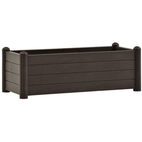 Fioriera Rialzata A Doppio Strato HuKaiL - Con 4 Vasche, 80x40x67 Cm, Per Balcone E Giardino