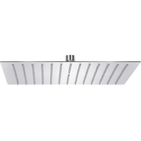 Soffione Doccia Con Led Rgb Rotondo 20 Cm Per Cromoterapia Doccia Emozionale Doccetta Multicolore Argento - Foto 11