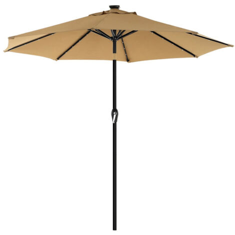 CaiTang Ombrellino Parasole Passeggino, Ombrellino Passeggino Universale Anti UV 50+, Ombrello Parasole Passeggino con Un Manico, Ombrellone per Passeggino per Carrozzina e Passeggino, Grigio