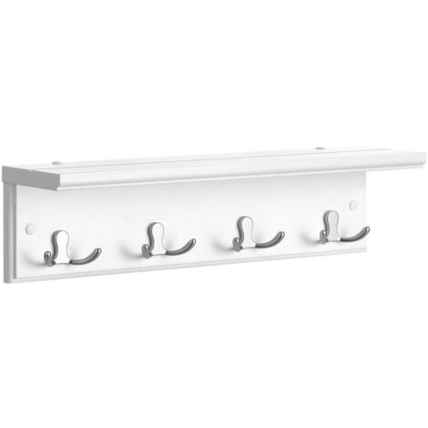 FLCPJGV Appendiabiti Parete Legno Montato a Muro con 4