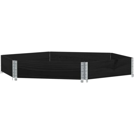 Aiuola Rialzata Lilo Con Ripiano Pino FSC® Antracite  HxLxP Ca 78 X 80 X 40 Cm