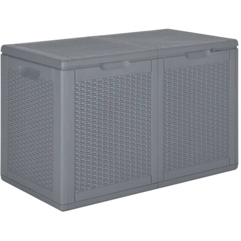Schramm® 3 sacchi da giardino pop-up selezionabili da 85, 160 o 280 litri, grigio scuro, in poliestere molto stabile, da giardino, pop-up, da giardino, dimensioni 3 x 280 litri