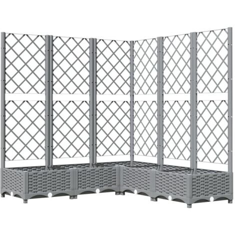 Fioriera Con Traliccio Auto-Irrigante 144,3 Cm – Confezione Da 2 – Vaso Rack Per Piante Rampicanti Ideale Per Pomodori, Piselli E Rose – Per Balcone, Giardino E Interni