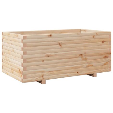 Aiuola rialzata rettangolare 100 x 50 x 40 cm Legno | Leroy Merlin