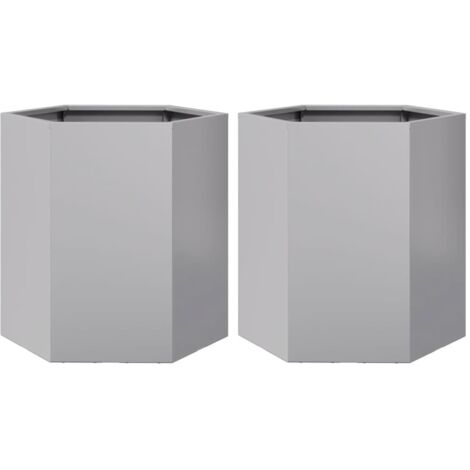 Set Da 6 Sottovasi Per Piante In Plastica Quadrati – Impermeabili Per Interni/Esterni – Misure 6, 7 E 9 Pollici (Nero)