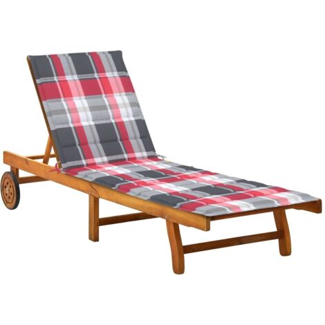 Furniture Limited - Lettino Prendisole da Giardino con Cuscino (1/5)