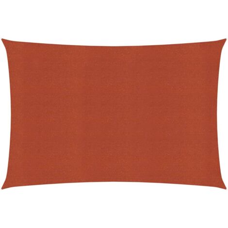 VIDAXL - Vela Parasole 160 g / m² Rossa 4x5 m in HDPE
