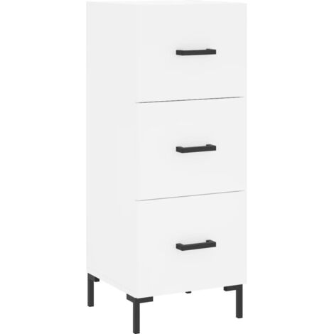 Armadietto Bianco 60x29,5x90 Cm In Legno Ingegnerizzato – Mobiletto Da Cucina, Dispensa O Ufficio, Facile Da Montare