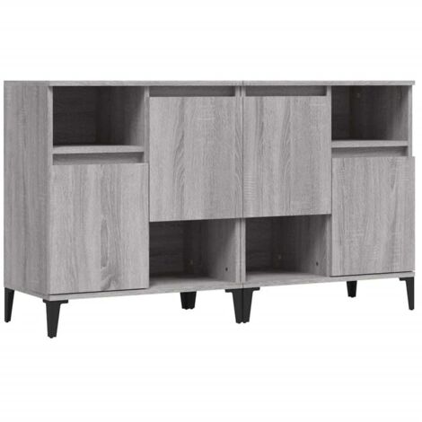 Bush Furniture Armadietto Mobile 2 Cassetti – Legno Grigio Lavato Con Ruote, Per Ufficio E Casa