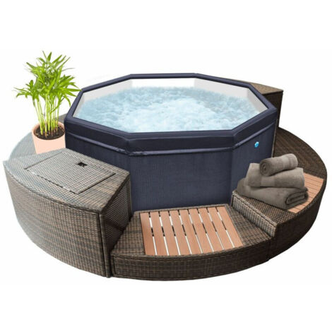 NetSpa - Spa hinchable Octopus + Mobiliario