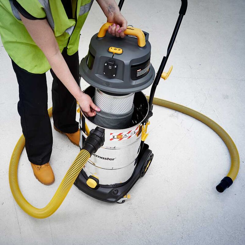 MisterVac - 10 Sacchetti Per Aspirapolvere Compatibili Con Mauk NTS 1400W, 35L, Carta Multistrato Per Aspirazione A Secco, Chiusura Semplice