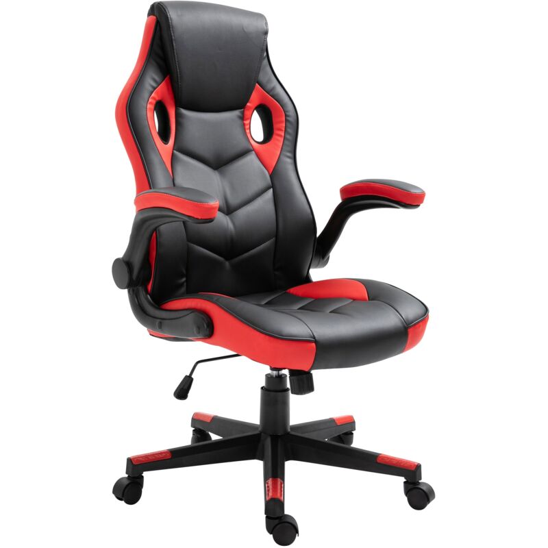 IZTOSS Sedia Da Ufficio Ergonomica – Con Braccioli Regolabili E Supporto Lombare, Traspirante, Nero/rossa, Peso Max 150 Kg