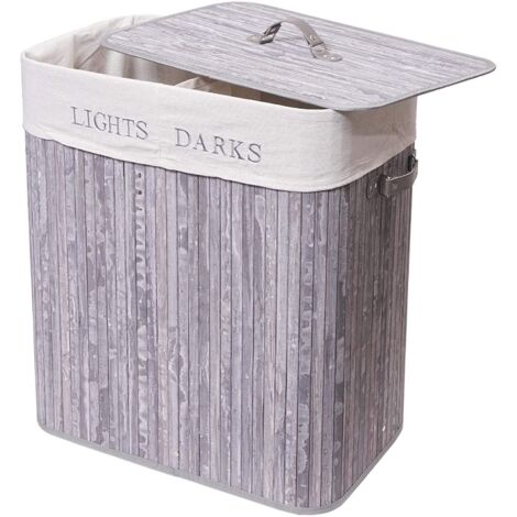 VESTIAMO CASA - Mobiletto Portabiancheria 3 Scomparti Linea Bamboo H96 – On Line Happy Casa Store - Foto 11