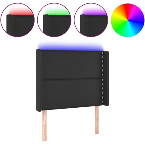 Testiera VidaXL Con Luci LED E Contenitore - Letto Matrimoniale Con Scaffali E Porte USB - Design Moderno Rovere Sonoma - 5
