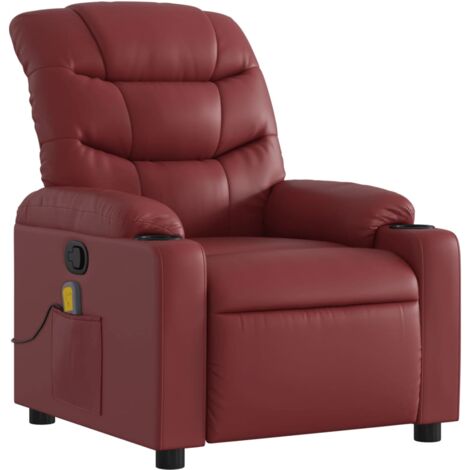 CAVADORE Cobra - Poltrona TV con funzione reclinabile, funzione relax, regolazione continua, misura ergonomica M, portata fino a 130 kg, 71 x 110 x 82 cm, similpelle marrone