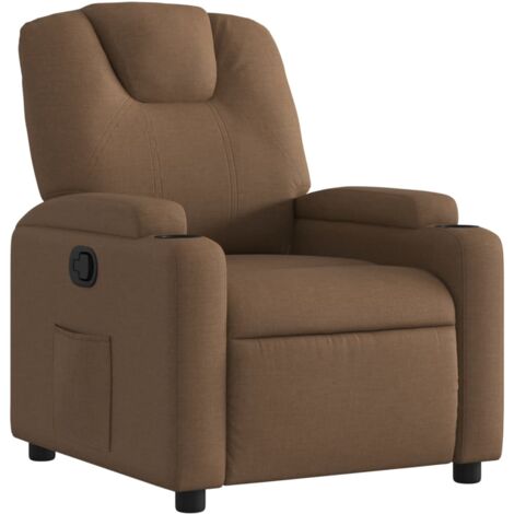 Poltrona Relax TV Rivestimento Confortevole Funzione Sollevamento Elettrico In Tessuto Grigio Scuro Dec027959 86182468