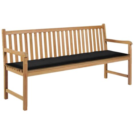Cuscino per panca da giardino 140x60x7 rosa, Cuscino da
