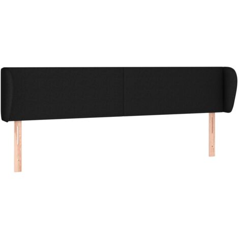 Testiera Del Letto Imbottita,Testiera Letto Ad Orecchio Moderno Nera 163x23x118128 Cm In Velluto Mc90023 77648807