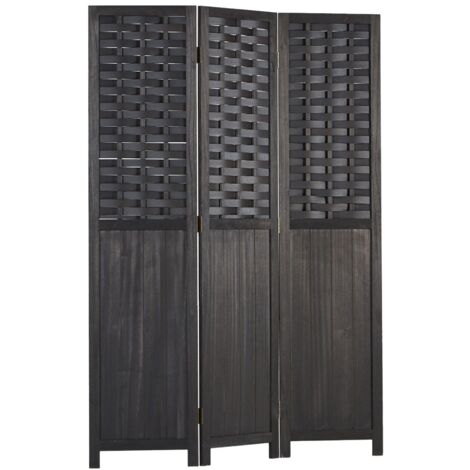 Paravento Divisorio In Legno 225x172 Cm - 5 Ante Stampate Su Tela, Protezione Da Sguardi