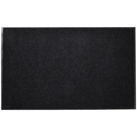 Zerbino in PVC stampato nero 45x75