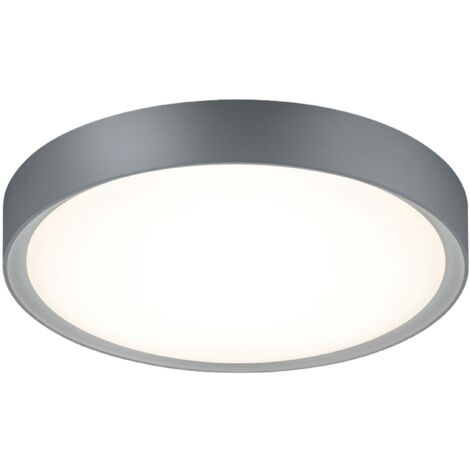 Trango Lampada Da Soffitto A LED 12W, IP44, 3000K, 1200 Lumen, Dimmerabile A 3 Livelli, Con Paralume In Vetro Stellato, Per Bagno E Corridoio
