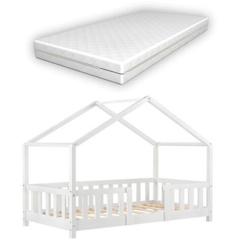 Materasso Per Lettino 80x160 Cm, Bambini, In Memory Foam, Altezza 13 Cm, Grigio Nobile