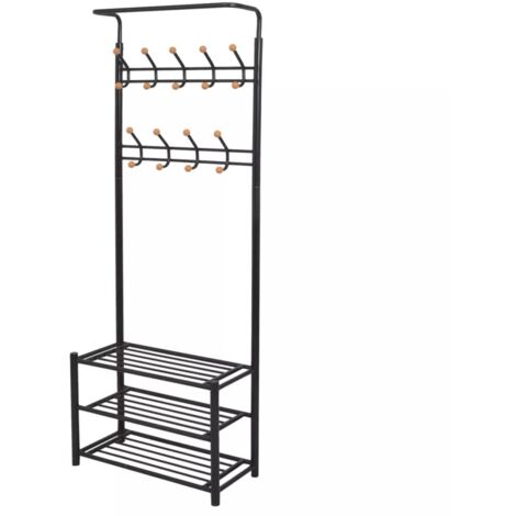 Set 3 Ganci Portascarpe Rotanti 360° - Multiuso Per Scarpe, Asciugamani, Cravatte E Sciarpe, Organizer Salva Spazio - 2