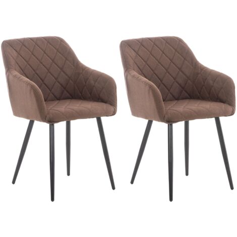 ML-Design Set 2 Sedie Da Pranzo In Tessuto Teddy Verde - Struttura In Metallo Nero, Ergonomiche, Portata 120 Kg