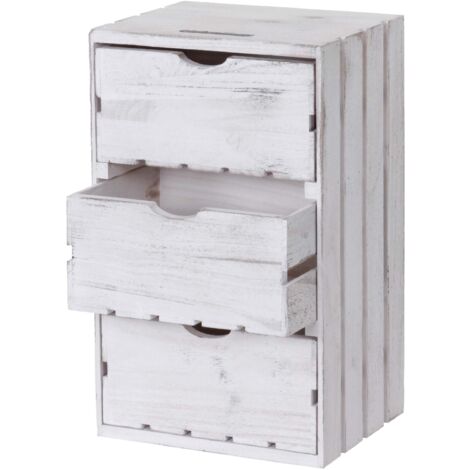 OSALADI Porta Fazzoletti Vintage in Legno Rettangolare