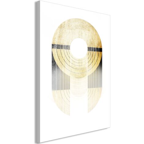 Pttura Artstca Da Parete N Banco E Nero Nero E Oro, Moderna, Su