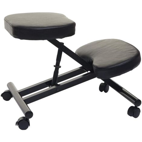 GzxLaY Sedia Ergonomica In Ginocchio Seduta Postura Correzione E Solli Dalla Fatica Supporto Per La Schiena Sedile A Dondolo In Ginocchio Con Cuscino In Cotone Per La Casa E Lufficio B
