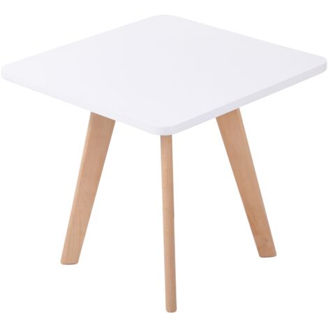 Relaxdays Portaoggetti Per Bambini In Design Scandinavo – Cassapanca In MDF Con 2 Scomparti, Bianco/Naturale, 45x60x30 Cm