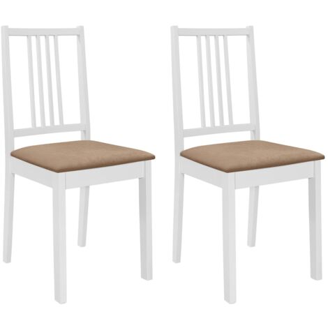 Set Di 2 Sedie Da Pranzo, Velluto Beige Chiaro, Schienale Alto, Con Cuciture A Bottoni Struttura In Legno Massello