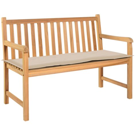 Cuscino Per Panca Da Giardino 160x35x3 Cm – Imbottito, Antiscivolo, Per Interni/Esterni, Adatto A Panche 2/3 Posti - 2
