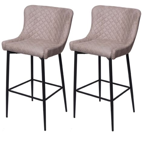 IDMarket - Set di tavolo da bar e 2 sgabelli di design industriale DETROIT