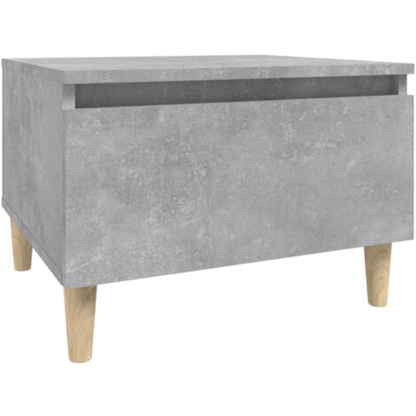 Tavolino 2 Vani Portaoggetti E 1 Cassetto In Legno Di Mango 52x114x59 Cm Cassetto Grigio Scuro 040008456 85383841