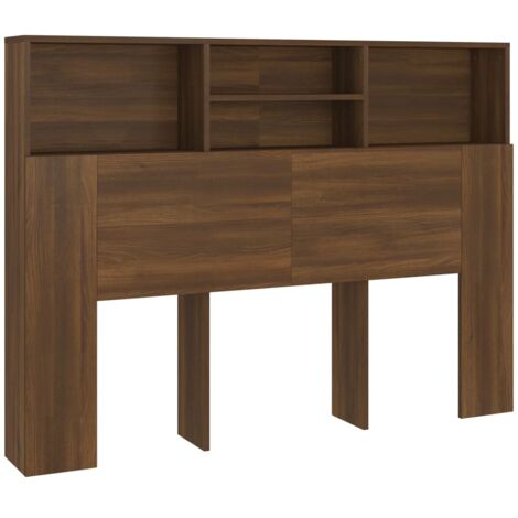 Testiera per Letto King Size, Altezza Regolabile con Ripiano Portaoggetti, Testiera Indipendente da Letto King Size con Prese Porta USB per Diverse Strutture Letto, Nero e Marrone | IT