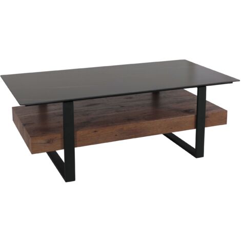 Relaxdays Tavolino Da Salotto Contenitore, HxLxP: 42 X 98 X 50 Cm Tavolo Da Caffe Basso Con Piano Sollevabile Bianco 84259028