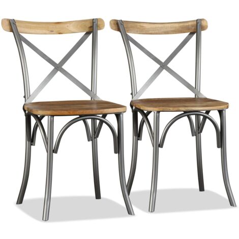 VidaXL Set per Sala da Pranzo 3 pz in Legno Massello di Mango | Leroy