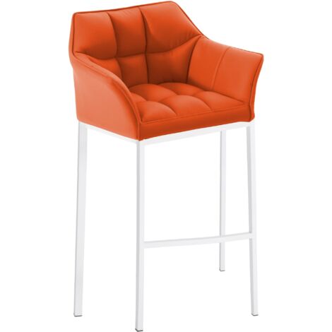 Europrimo Sgabello Da Banco In Tessuto Cotone Grigio – Sedia Per Bar E Pub - 5
