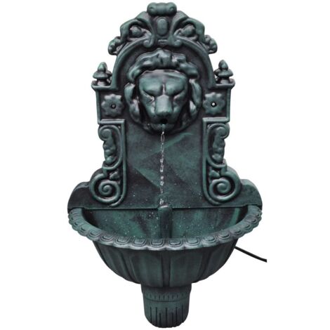 Disponibile scultura sospesa a parete testa di leone In vetroresina di grandi dimensioni per la decorazione domestica