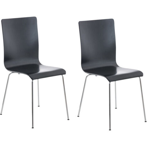 Set Tavolo Da Cucina 3 Pezzi In Legno Con 2 Sedie - Colore Nero/Ciliegia