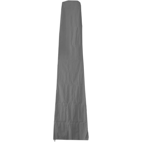 Copriombrellone Protettivo HWC Per Ombrellone Ad Arco - Poliestere Con Cerniera E Corda, Impermeabile, 3,5x3,5m, Blu