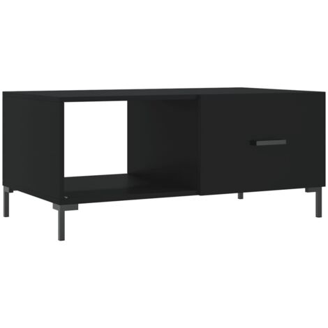 Tavolo Consolle | Tavolino Consolle | Tavolino da Salotto Rovere Nero 100x34.5x75 cm Legno Ingegnerizzato CFW29647 | Leroy Merlin