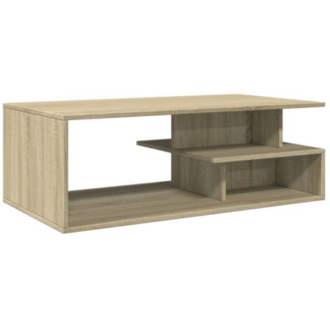 Tavolino Da Caffè Dal Design Industriale 45 X 45 X 47,5 Cm In Legno Ingegnerizzato Marrone E Metallo Dec038664 88474246
