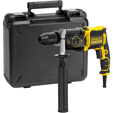 Perceuse à percussion 2 vitesses 1100W - STANLEY Fatmax FMEH1100K-QS