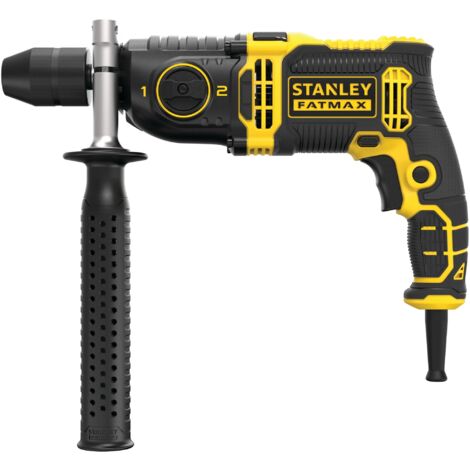 Perceuse à percussion 2 vitesses 1100W - STANLEY Fatmax FMEH1100K-QS