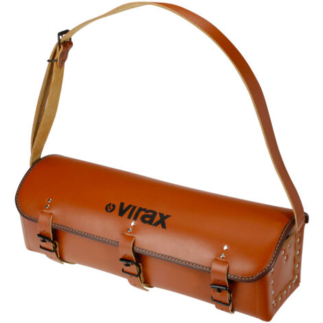 Bolsa de cuero con correa para instaladores y fontaneros VIRAX 382670 (1/2)