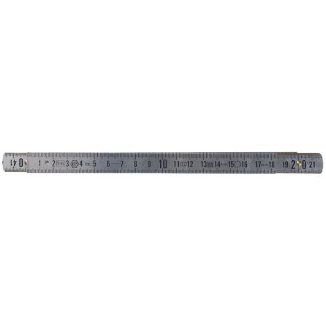 STANLEY - Medida plegable Gravemat Duralium 1m - 0-35-304 - Medida plegable 1m x 15mm