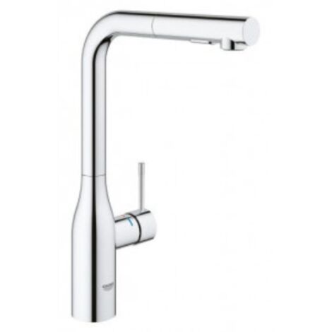 GROHE Essence mezclador de cocina tamaño XL Caño alto cromado extraíble